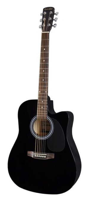 Grimshaw - GSD-60-CEBK - Dreadnougt gitaar met preamp en cutaway