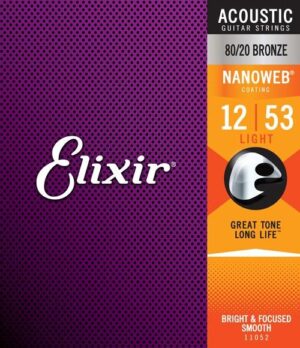 Elixir - Nanoweb - 80/20 Bronze - 012-053