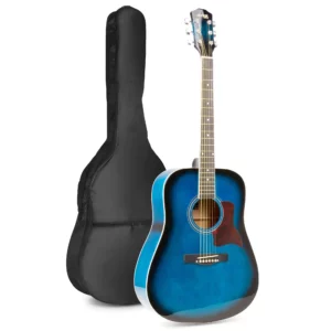 MAX Western akoestische gitaar starterset - Blauw